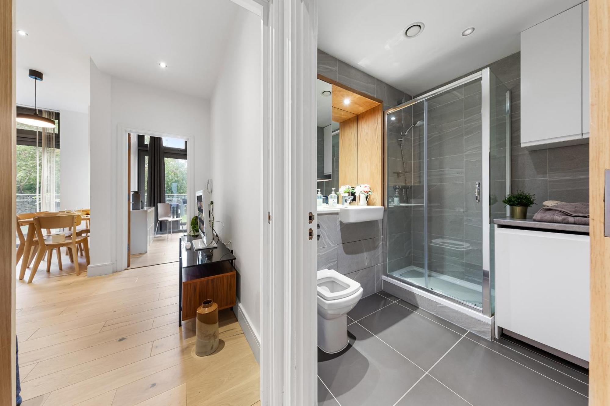 Trendy 2 Bed Flat In Greenwich With Car Parking لندن المظهر الخارجي الصورة